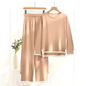 Pull over sweater with pants